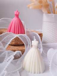 Princess Dress Candle Eco-Friendly Soy Beeswax Home Decor - thumbnail 1