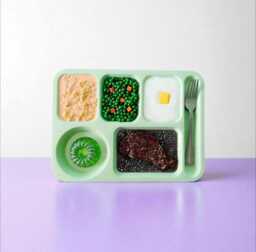 Retro School Lunch Wall D??cor Unique Gift Idea For Friend Funny Kitchen Art Kitschy Fake Food Dopamine Maximalist Pop - thumbnail 1