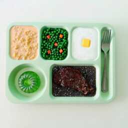 Retro School Lunch Wall D??cor Unique Gift Idea For Friend Funny Kitchen Art Kitschy Fake Food Dopamine Maximalist Pop - thumbnail 2