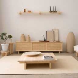 Solid Wood Coffee Table For The Living Room - Olivera - thumbnail 2