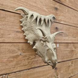 Kosmoceratops Wall Art - Dinosaur Mount- 3D Printed - thumbnail 1
