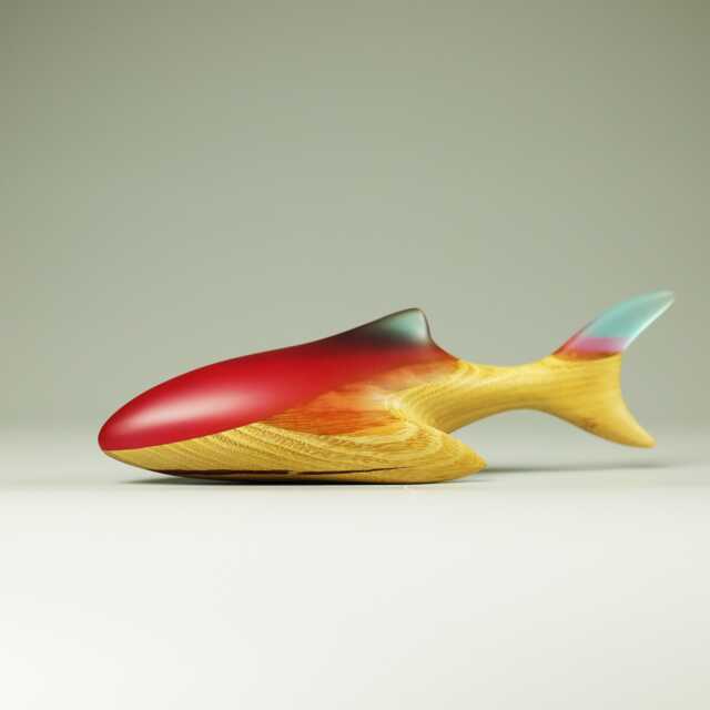 Duo Shark Sculpture - 22 - image 1