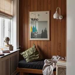 Yoho National Park Mid-Century Travel Poster, Abstract Minimalist Art Print, Canada Poster - thumbnail 3