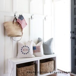 1776 Americana Linen Pillow Cover Rustic Farmhouse Decor - thumbnail 3