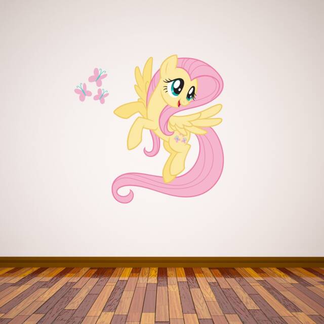 My Little Pony Fluttershy Wall Sticker Decal Art Vinyl Mural Kids Gift Bedroom