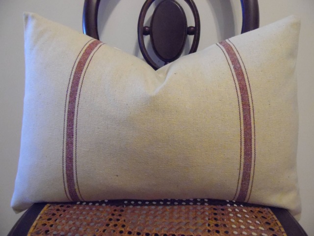 2 Color Choicesgrain Sack.pillow Cover.slipcover.farmhouse Decor Pillow.slipcover.country Decor.farmhouse.grainsacktoss.throw.accent Pillow - image 1