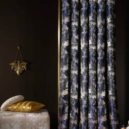 Luxury Cream & Gold Turkish Curtains Elegant Home Drape - thumbnail 3