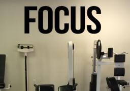 Gym Self Motivation Focus Vinyl Decal Workout Fitness Center Wall Sticker Home Interior Graphics 10(Fgm - thumbnail 1
