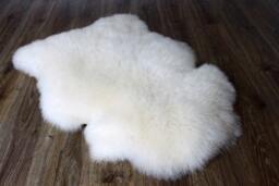 Wow Genuine Natural Lambskin/Sheepskin Rug, Pelt, Soft Long Fur Xl Large Perfect For Christmas Tree Design - thumbnail 2