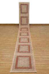 Handwoven Brown Cotton Rug Large Stair Runner Square Living/Dining Room Garden Yoga Mat Indoor Outdoor Patio 5x8 6x6 4x15 Feet - thumbnail 1