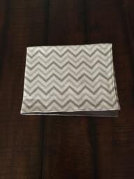 Gray Chevron Security Blanket - thumbnail 1