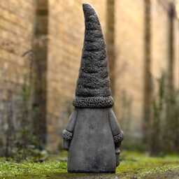 Large Gnome Sculpture Concrete Nordic Elf Statue Cement Dwarf Decoration Outdoor Whimsical Ornament Garden Lover Gift Stone Yard Art - thumbnail 2