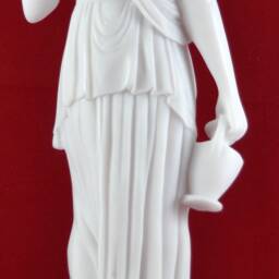 Hestia Statue Greek Goddess Of Home, Marble Cast - 15 Inch - thumbnail 4
