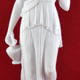 Hestia Statue Greek Goddess Of Home, Marble Cast - 15 Inch - thumbnail 2