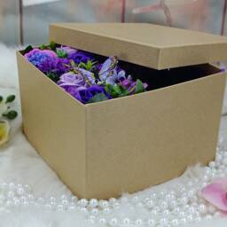 Carved Candles Gift Box Mother's Day Wedding Birthday Valentine's Bath Home Flower Bouquet Luxury Handmade Soap Petal Roses - thumbnail 4