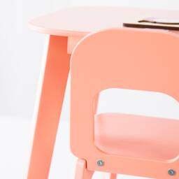 Montessori Plywood Table & Chairs Set, Toddler Learning Furniture, Kids Activity Desk - thumbnail 2