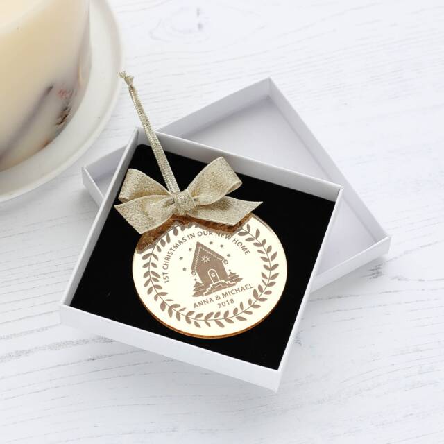 First Christmas in Our New Home, 1st Christmas, Bauble, Decoration, Gift Idea, Tree Decoration, Secret Santa Idea - image 1