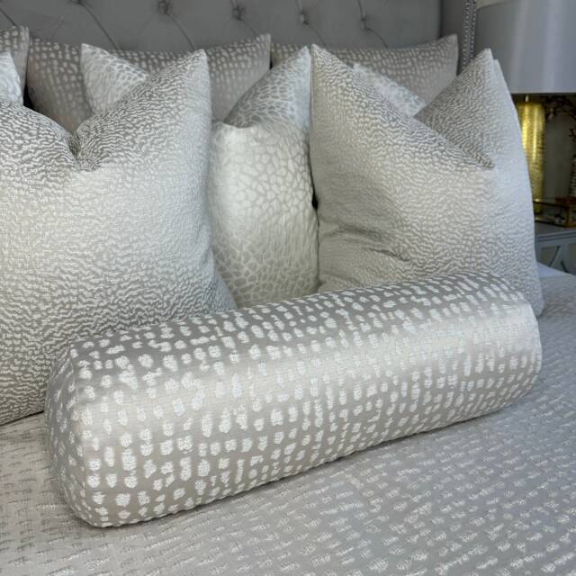 "Luxury Cushion, Champagne Cushion Bolster 16"" X 6" - image 1