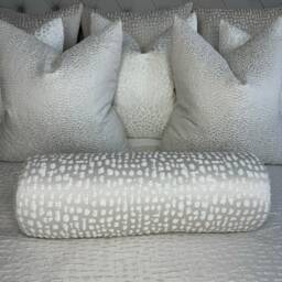 "Luxury Cushion, Champagne Cushion Bolster 16"" X 6" - thumbnail 2