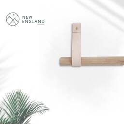 Curtain Rod Holder/Pole Holder, Leather Strap Curtain Hanger, Bracket. Not Included - thumbnail 2