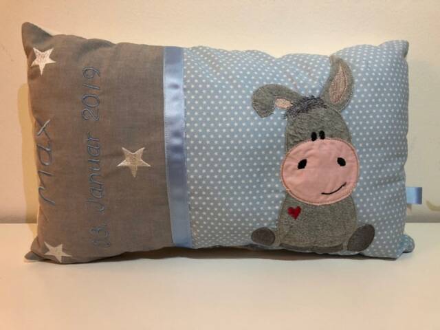 "Personalized Pillow ""Donkey" - image 1