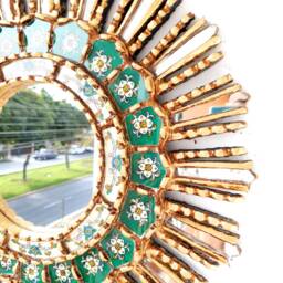 "Peruvian Mirrors - ""Lima Verde 45cm" - thumbnail 3