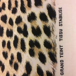 Leopard Print Pillow Cover Exotic French Cotton Decor - thumbnail 3