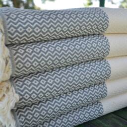"Ultra Soft Towel, Tribal Towel, Cotton Towel, 40""x70" - thumbnail 3
