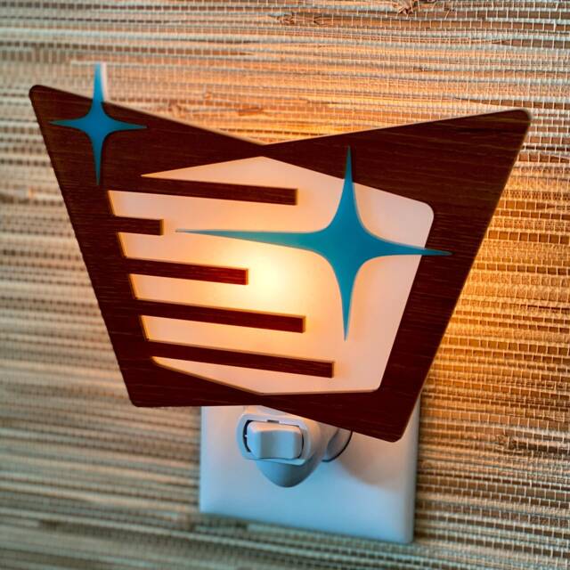 "Mid Century Modern Night Light - ""Coltrane" - image 1