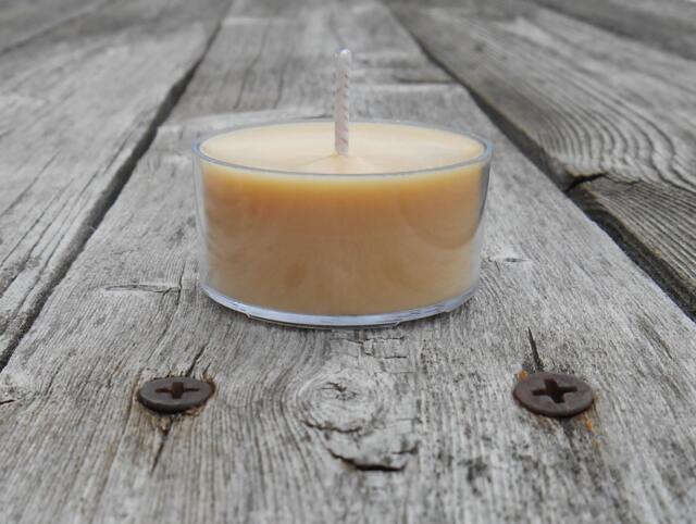 Hot Apple Pie Scented Soy Tealight Candles Rustic Farmhouse Home Decor - image 1