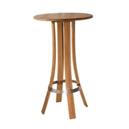 "Bar Table in Recycled Oak, Height 110 cm, To Assemble Yourself ""Tastevin" - thumbnail 2
