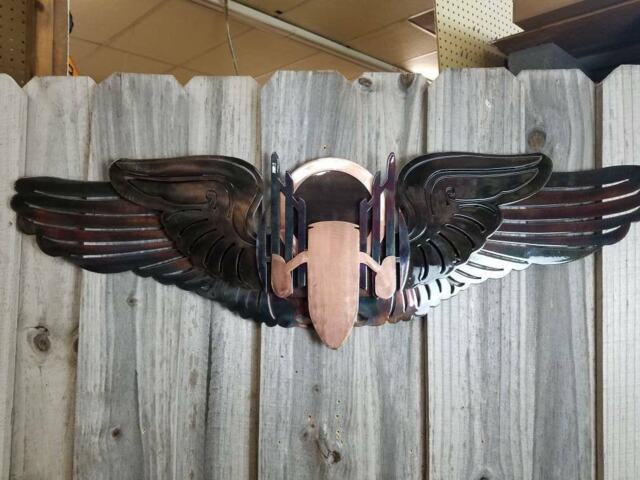 Ww2 Aerial Gunner Wings Metal Wall Art - image 1