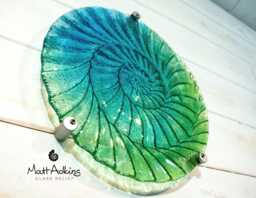 Round Ammonite Wall Art 29cm(11 1/2 - thumbnail 1