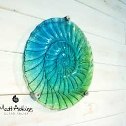 Round Ammonite Wall Art 29cm(11 1/2 - thumbnail 2