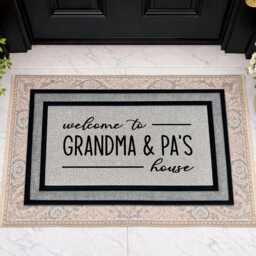 Personalized Grandparents Doormat - Washable Welcome Mat - thumbnail 4