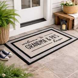 Personalized Grandparents Doormat - Washable Welcome Mat - thumbnail 3