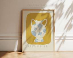 Jeremiah 186 Jug Gicl??e - Printed & Shipped Modern Scripture Decor Bible Verse Prints Christian Home Faith Poster - thumbnail 1