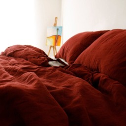 Linen Duvet Cover. French Linen Duvet Cover With Buttons Closure. Made By Mooshop.38
