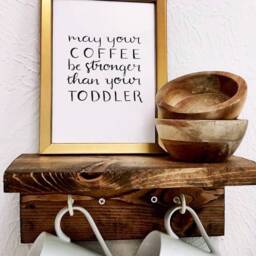 May Your Coffee Be Stronger Than Toddler, Funny Wall Art - thumbnail 2