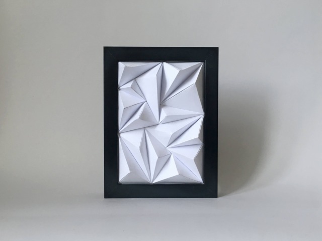 Ridges Xs - Papercraft Paper Poster Craft Template PDF Pattern Origami - image 1
