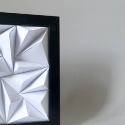 Ridges Xs - Papercraft Paper Poster Craft Template PDF Pattern Origami - thumbnail 4