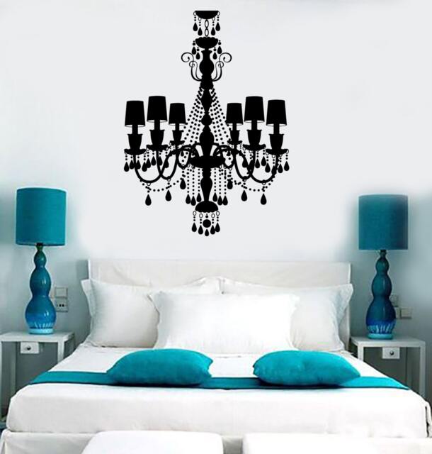 Wall Vinyl Decal Chandelier Amazing Decor For Your Place Garanteed Quality 1296Dz - image 1