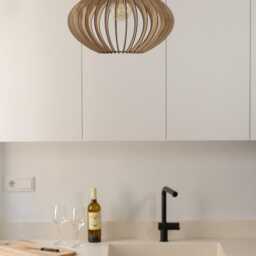 Wooden Light Fixture, Wood Pendant Lamp, Ceiling Light, Modern Design, Kitchen Island, Mid Century, Nordic Style, Handmade Lighting - thumbnail 3