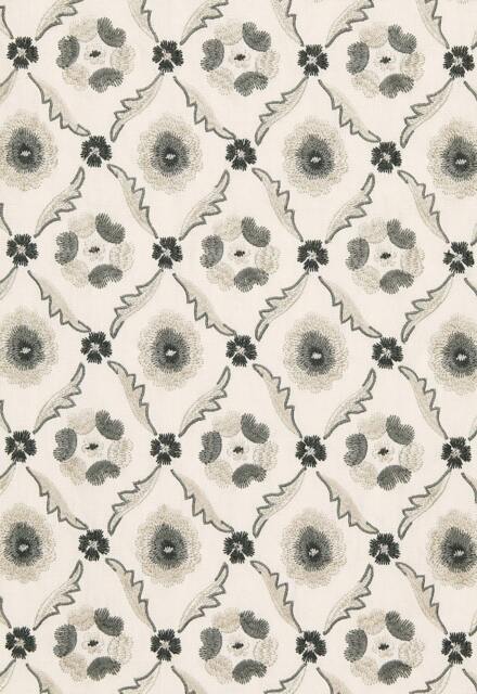 Claremont Embroidery - in Grisaille, Crimson Or Quartz - image 1