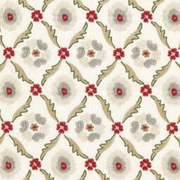 Claremont Embroidery - in Grisaille, Crimson Or Quartz - thumbnail 2