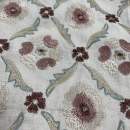 Claremont Embroidery - in Grisaille, Crimson Or Quartz - thumbnail 4