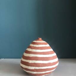 Handmade Freeform Ceramic Sculpture L Art Object - thumbnail 4