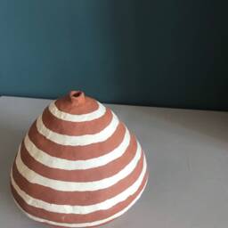 Handmade Freeform Ceramic Sculpture L Art Object - thumbnail 3