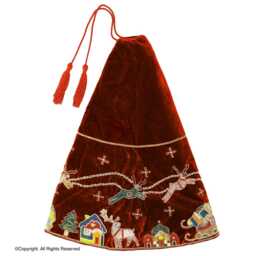 "60"" Reindeer Christmas Tree Skirt " - thumbnail 4