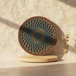 Geometric Wood Wall Art, Sacred Geometry, Multilayer Wood Torus Mandala - thumbnail 2